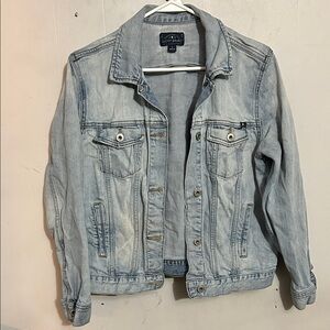 Lucky Brand Light Blue Denim Jacket Women’s L